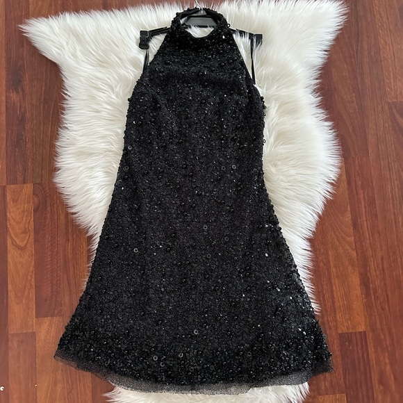 Adrianna Papell Beaded Mini Dress - Picture 5 of 15